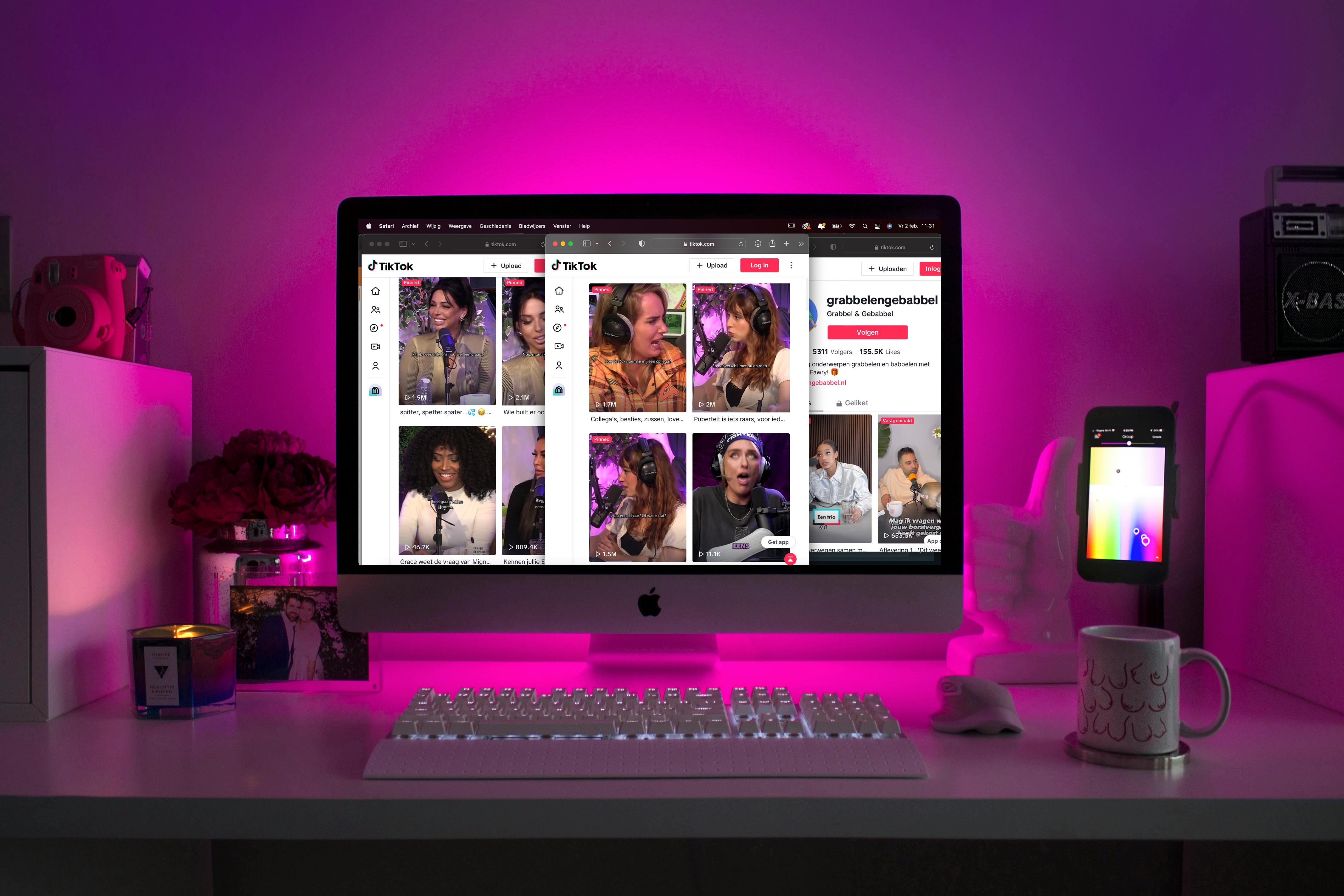 social content creator TikTok viral videos